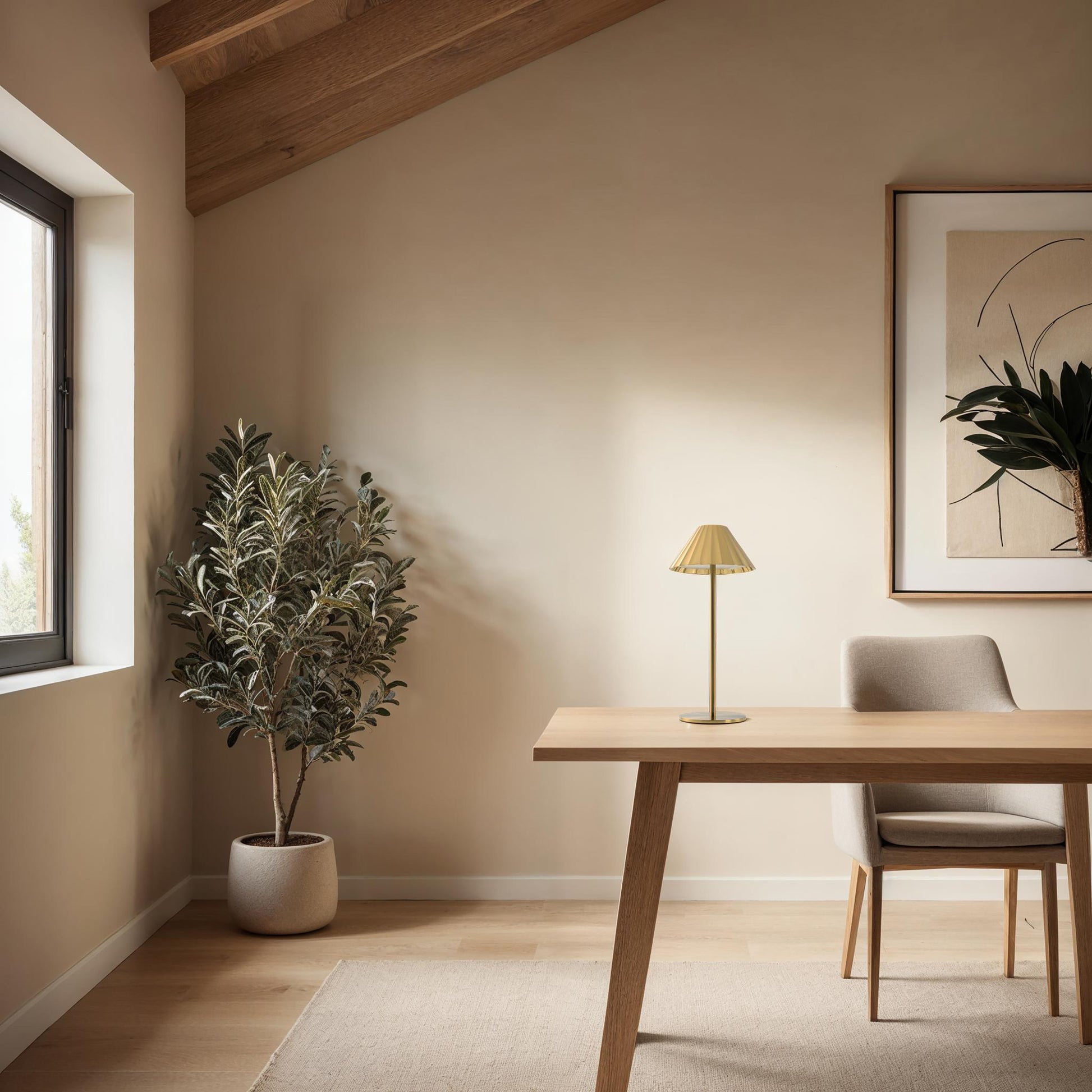 Ginevra 12.6" Height Table Lamp, Yellow-Table Lamp-DECOROLALA