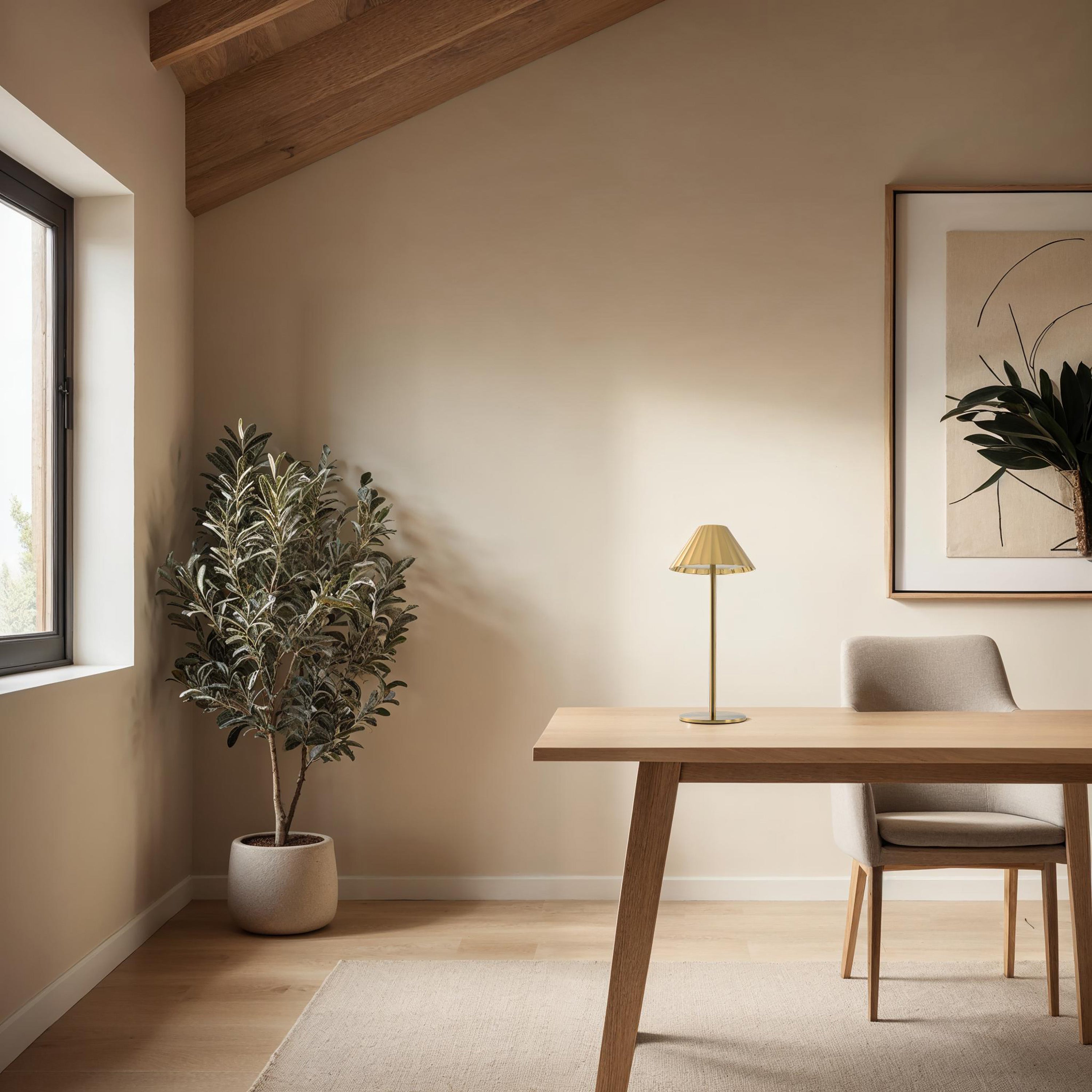 Ginevra 12.6" Height Table Lamp, Yellow-Table Lamp-DECOROLALA