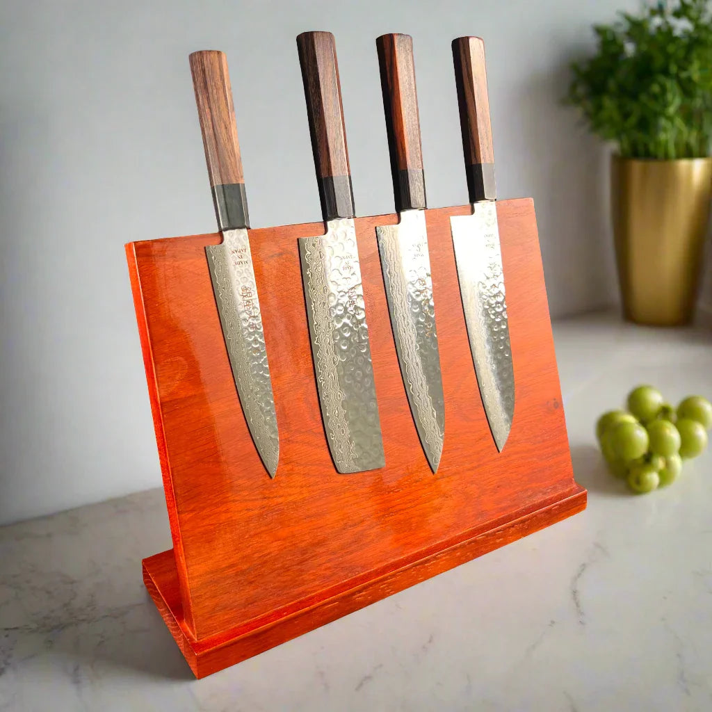 Ginza Steel Essential Five Japanese Knife Bundle - Made in Japan-Knife Set-DECOROLALA