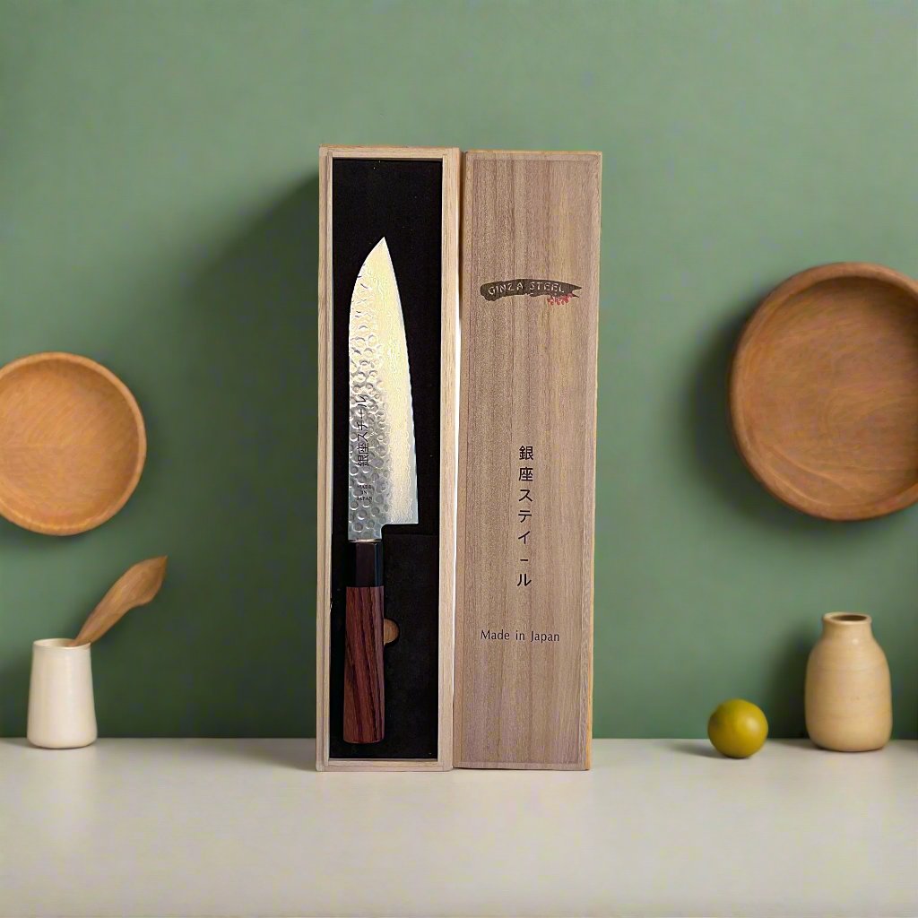 Ginza Steel Essential Five Japanese Knife Bundle - Made in Japan-Knife Set-DECOROLALA