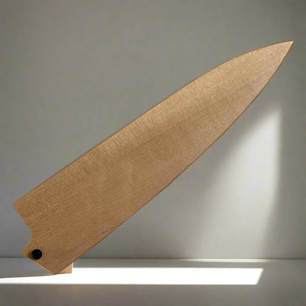 Ginza Steel Hayami 200mm Gyuto Knife with Ho Wood Sheath Bundle-Kitchen Knife-DECOROLALA