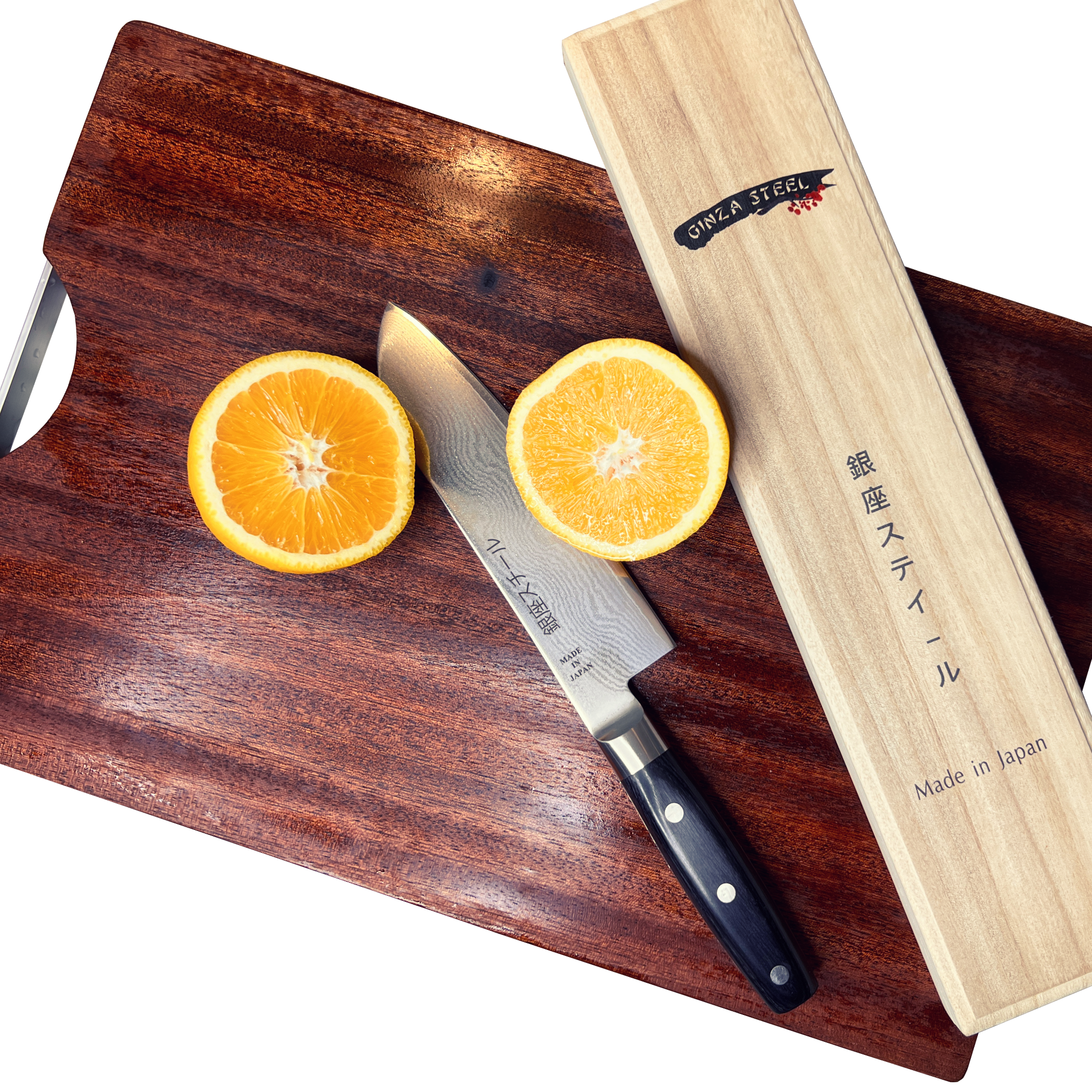 Ginza Steel Hayami Essential Four with Magnetic Block - Made in Japan-Knife Set-DECOROLALA