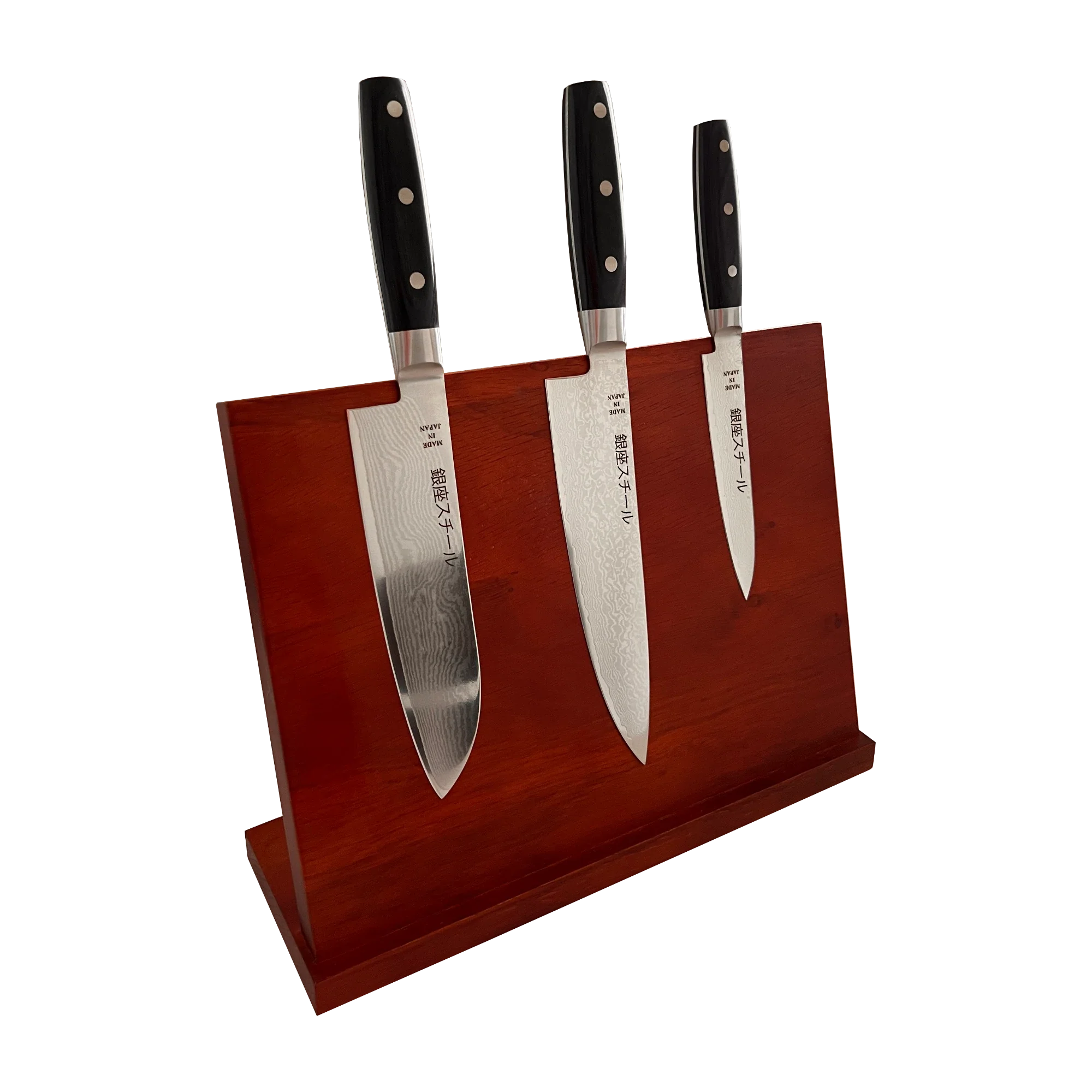 Ginza Steel Hayami Essential Four with Magnetic Block - Made in Japan-Knife Set-DECOROLALA