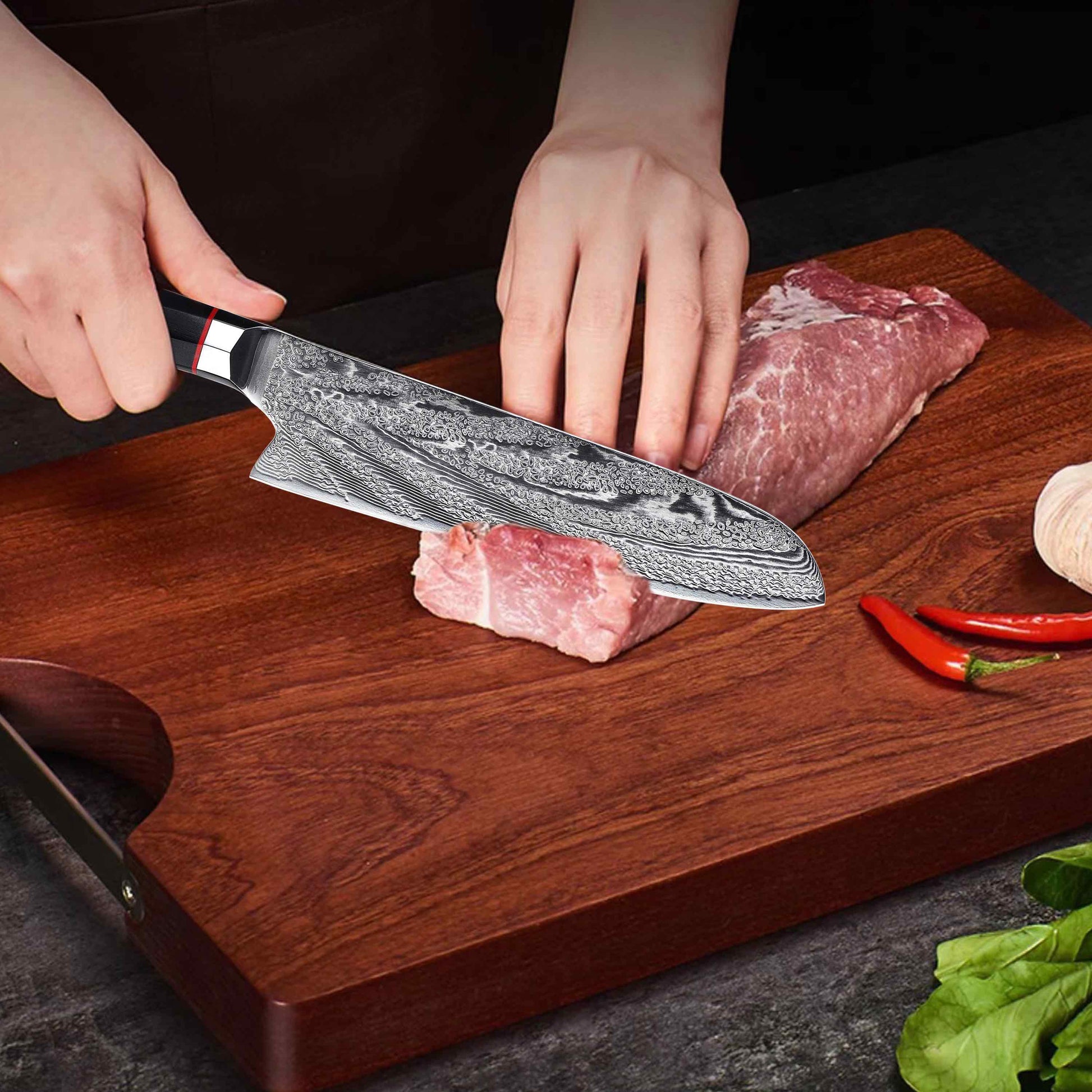 Ginza Steel KC Series Professional Cutting Board Bundle-Accessories-DECOROLALA