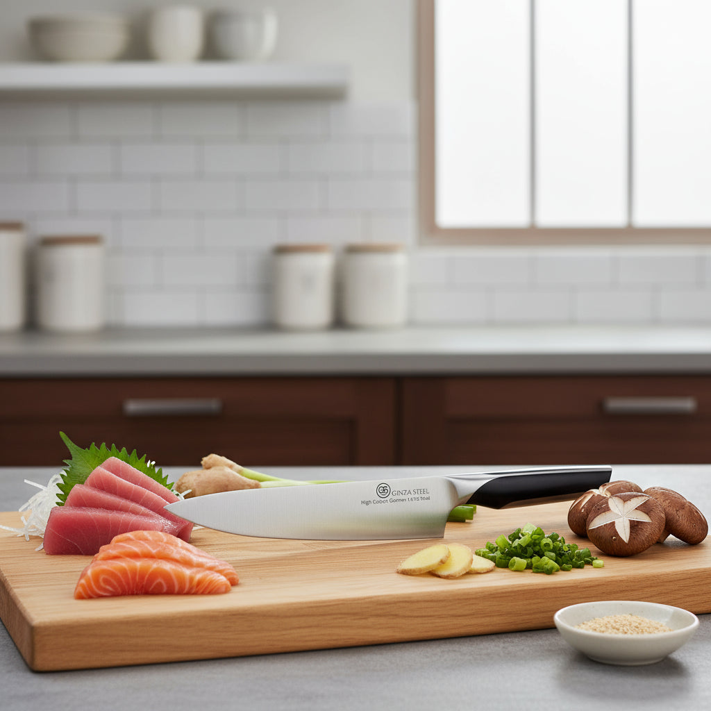 Ginza Steel Küchen Series Schneide Chef Knife 210mm-Kitchen Knives-DECOROLALA