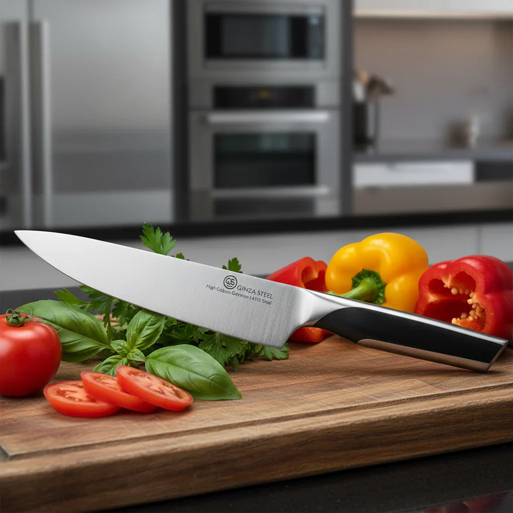 Ginza Steel Küchen Series Schneide Chef Knife 210mm-Kitchen Knives-DECOROLALA