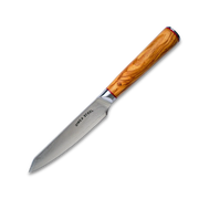 Ginza Steel MIA 12 Utility Knife 5  Damascus AUS10, 67-Layer, Olive Wood Handle-Utility Knife-DECOROLALA