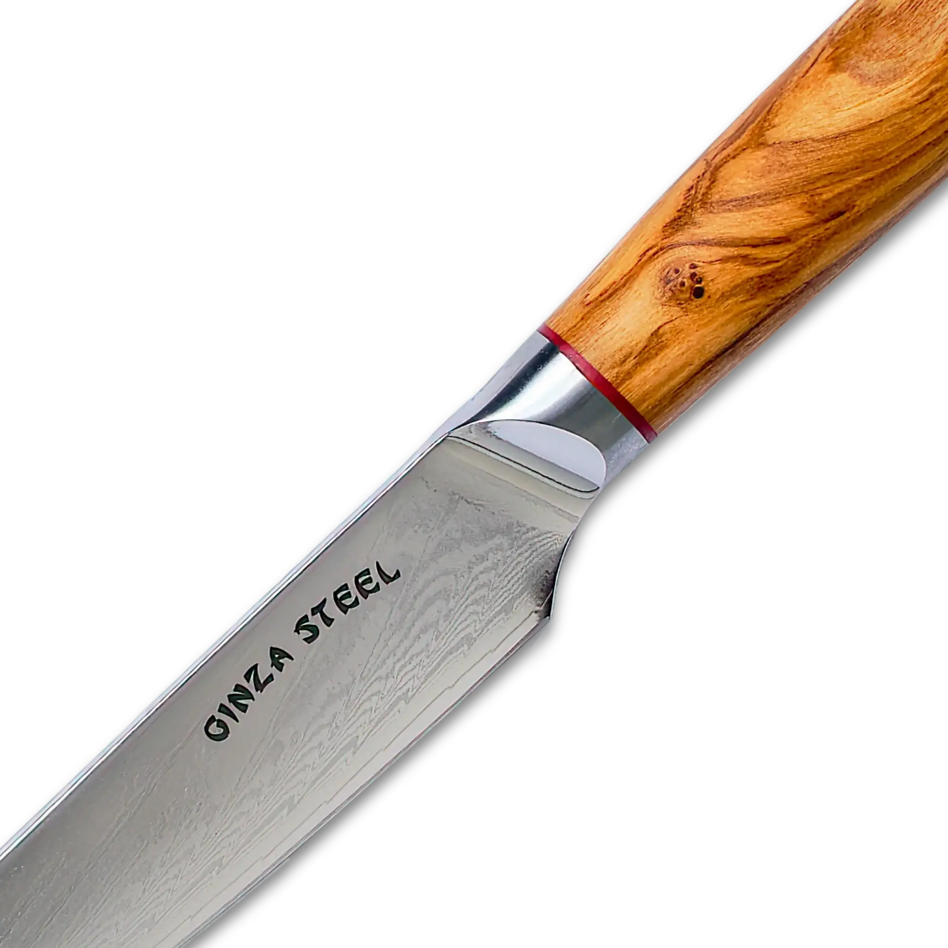 Ginza Steel MIA 12 Utility Knife 5" Damascus AUS10-Utility Knife-DECOROLALA