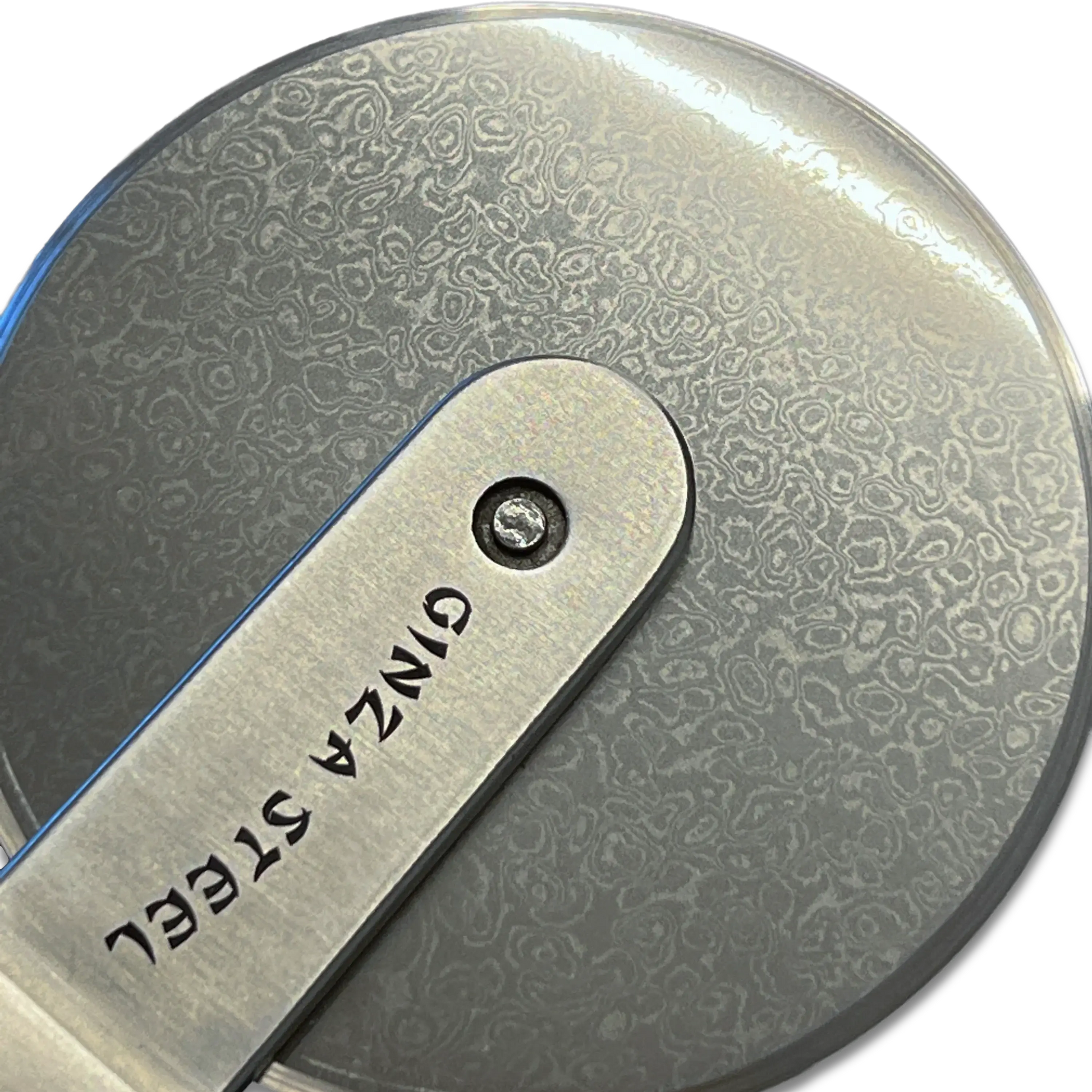 Ginza Steel MIA Pizza Slicer  Stainless Blade with Olive Wood Handle-Accessories-DECOROLALA