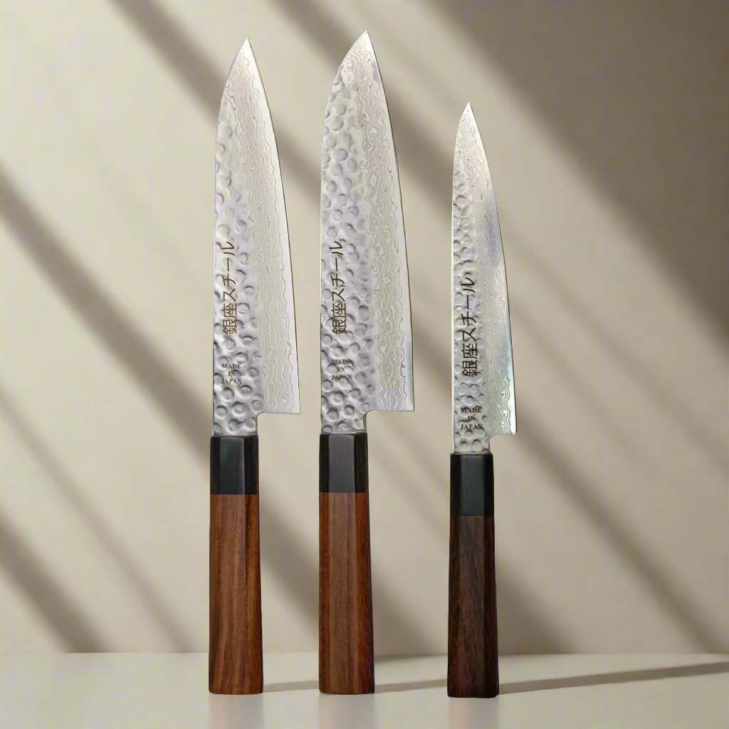 Ginza Steel - Sandvik Knife Bundle X3-Knife Set-DECOROLALA