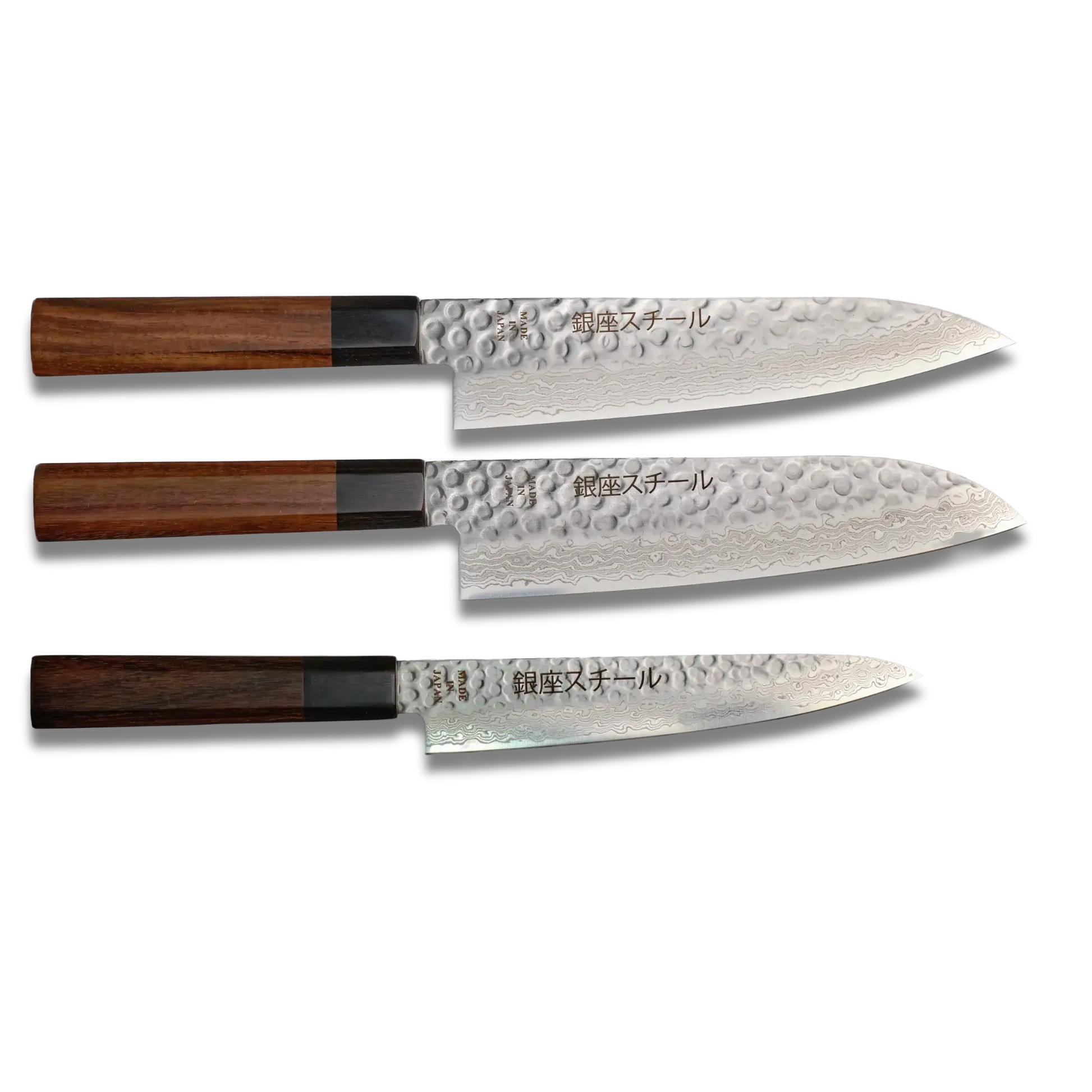 Ginza Steel - Sandvik Knife Bundle X3-Knife Set-DECOROLALA