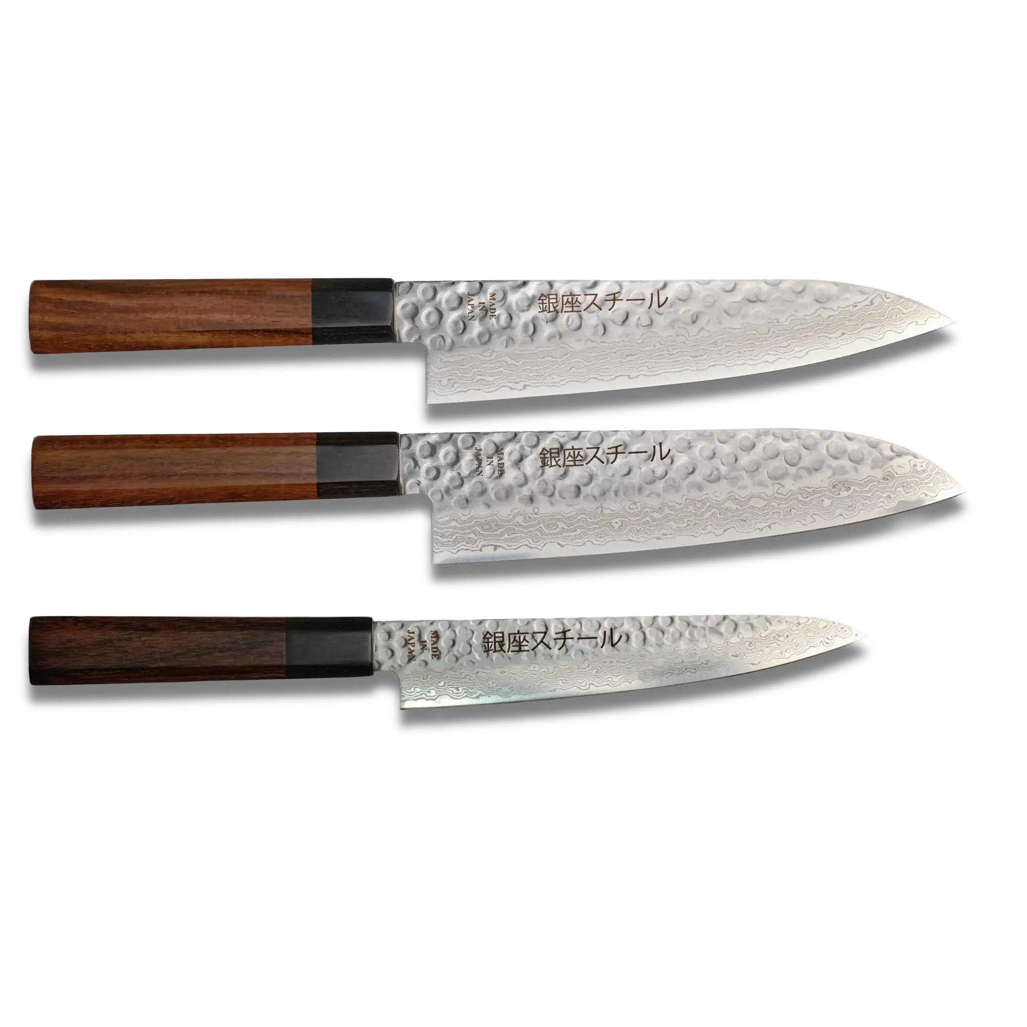 Ginza Steel - Sandvik Knife Bundle X3-Knife Set-DECOROLALA