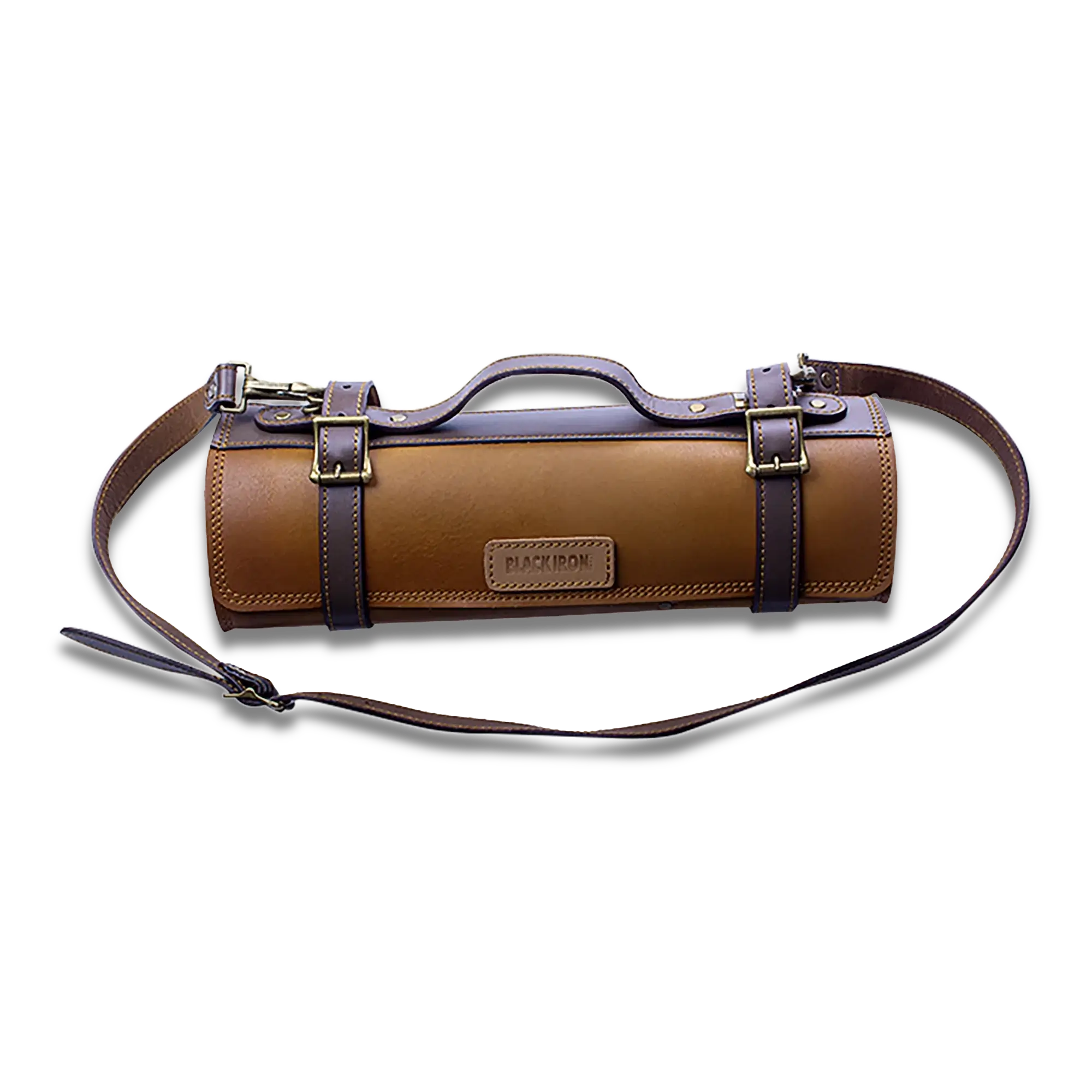 Ginza Steel Vagabond Knife Roll  Full Grain Leather Chefs Bag-Accessories-DECOROLALA