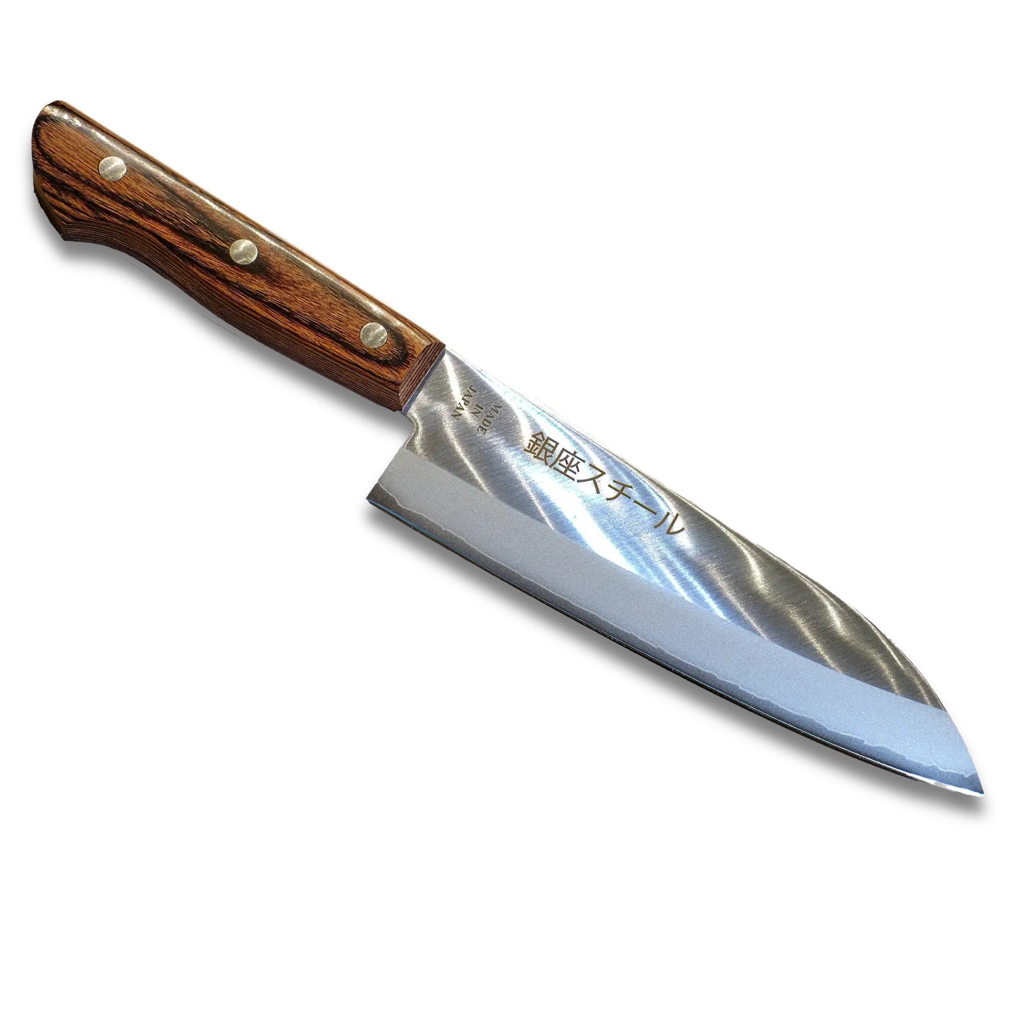 Ginza Steel Yamato 165 Santoku Knife 165mm-Santoku Knife-DECOROLALA