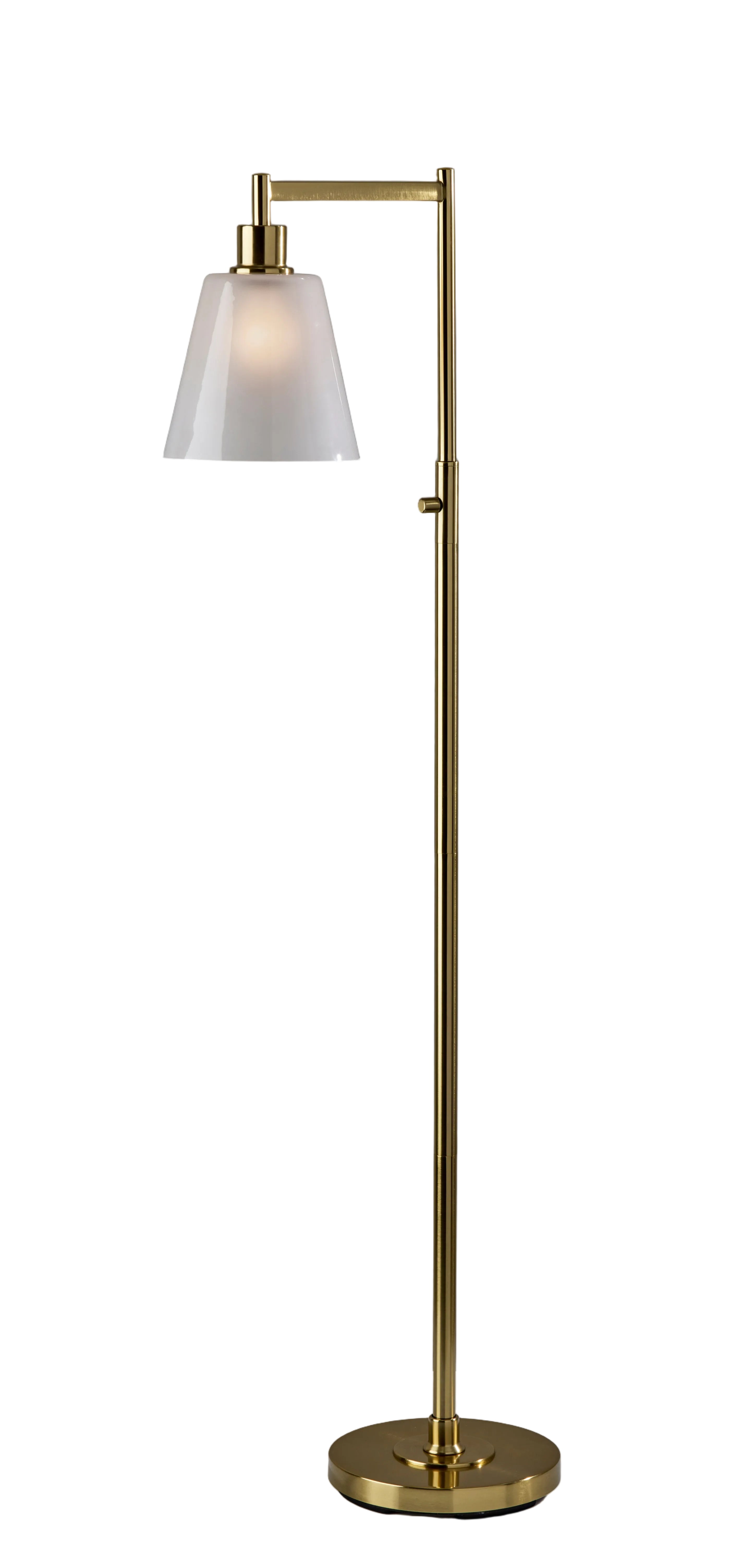 Gio Floor Lamp - Antique Brass 56" Geometric-Lighting-DECOROLALA
