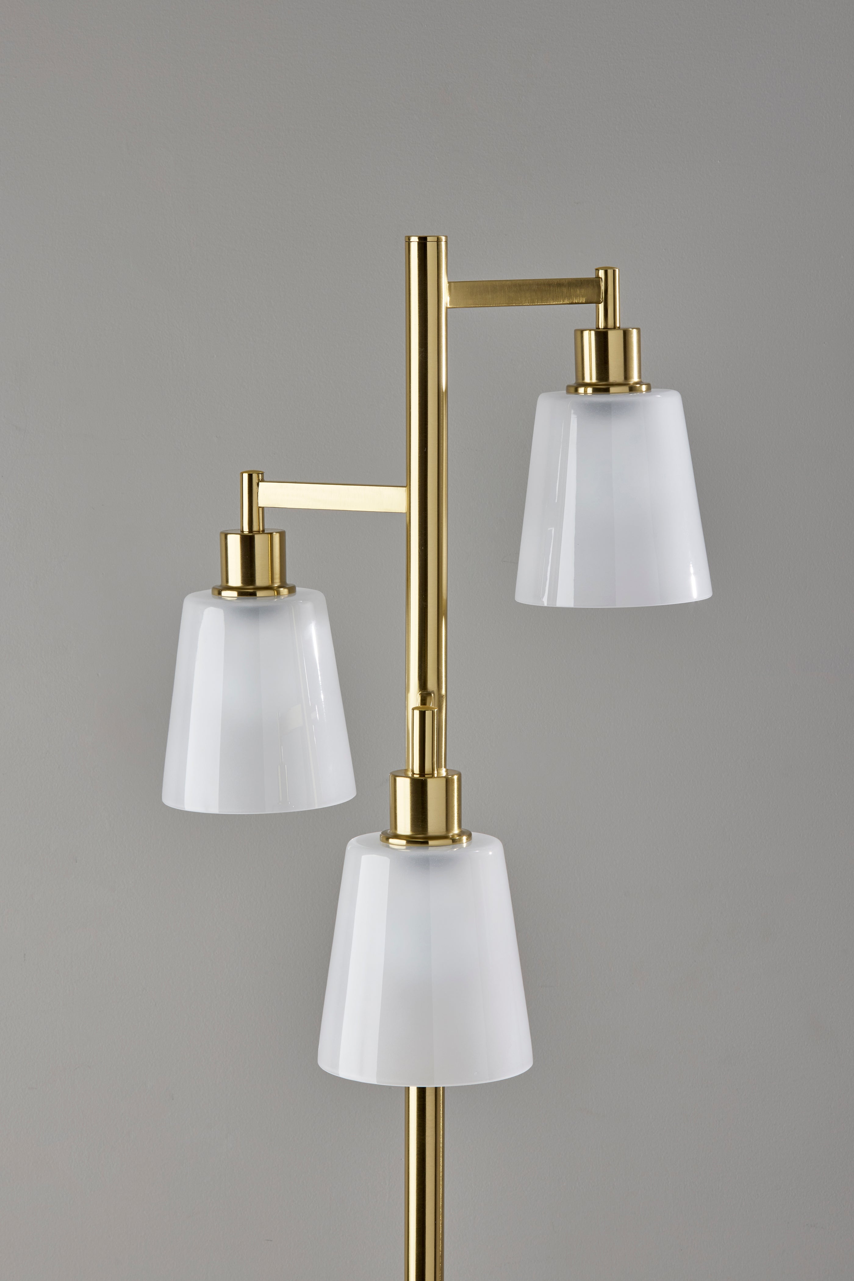 Gio Tree Floor Lamp 65" 3-Way Brass-Lighting-DECOROLALA