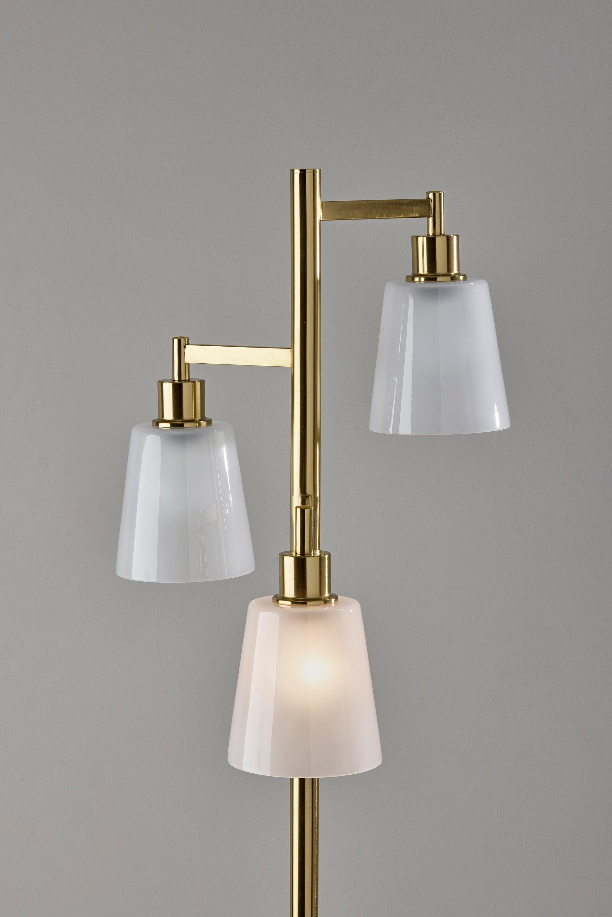 Gio Tree Floor Lamp 65" 3-Way Brass-Lighting-DECOROLALA