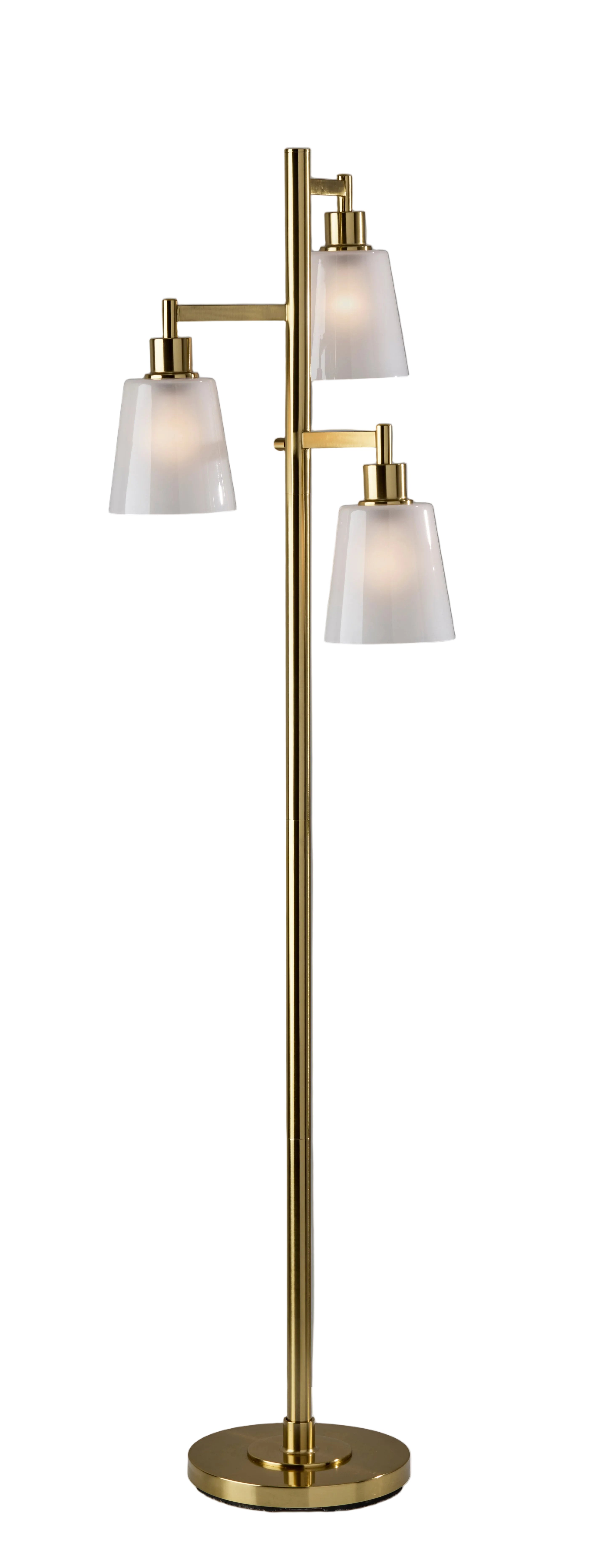 Gio Tree Floor Lamp 65" 3-Way Brass-Lighting-DECOROLALA