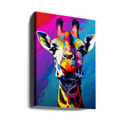 Giraffe Pop Art-canvas-DECOROLALA