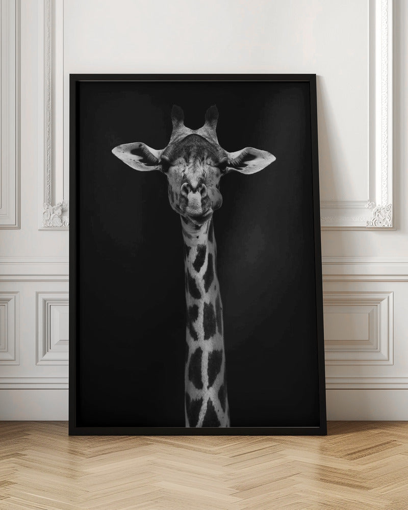 Giraffe Portrait Wall Art by WildPhotoArt-canvas-DECOROLALA