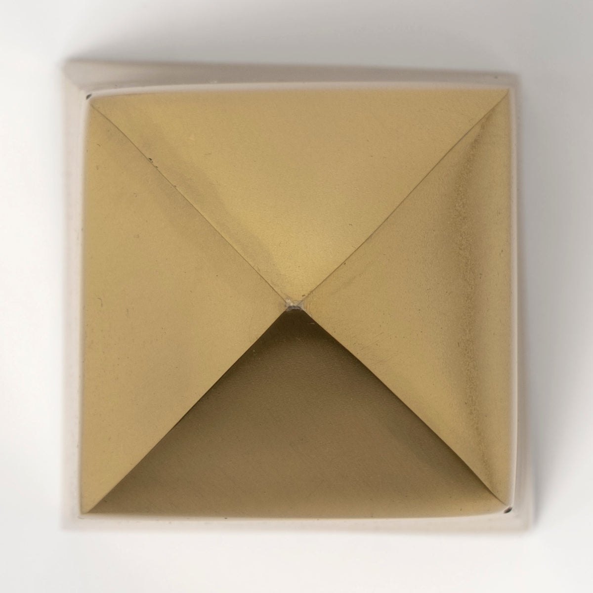 Giza (Set of 2) 4L x 4W Gold Elongated Pyramids-Objects-DECOROLALA