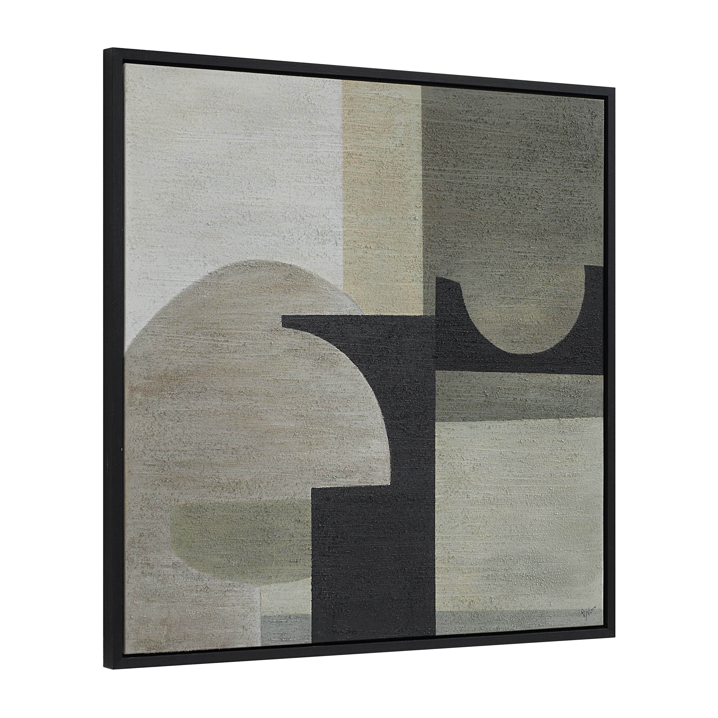 Gladiolus 40" Wide Canvas Art, Green, Black-Canvas Art-DECOROLALA