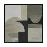 Gladiolus 40" Wide Canvas Art, Green, Black-Canvas Art-DECOROLALA