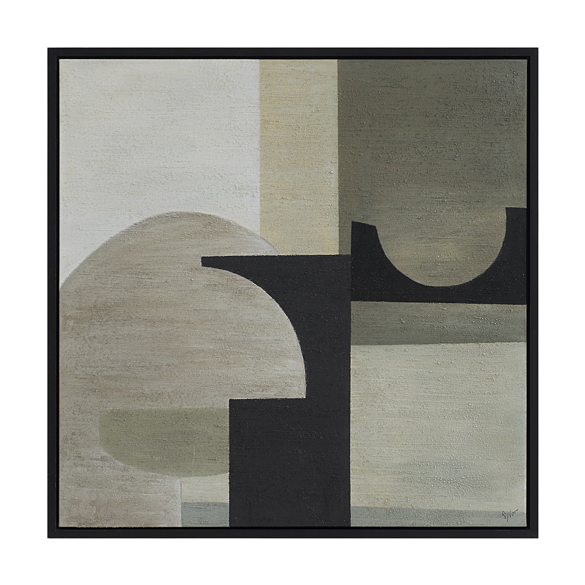 Gladiolus 40" Wide Canvas Art, Green, Black-Canvas Art-DECOROLALA