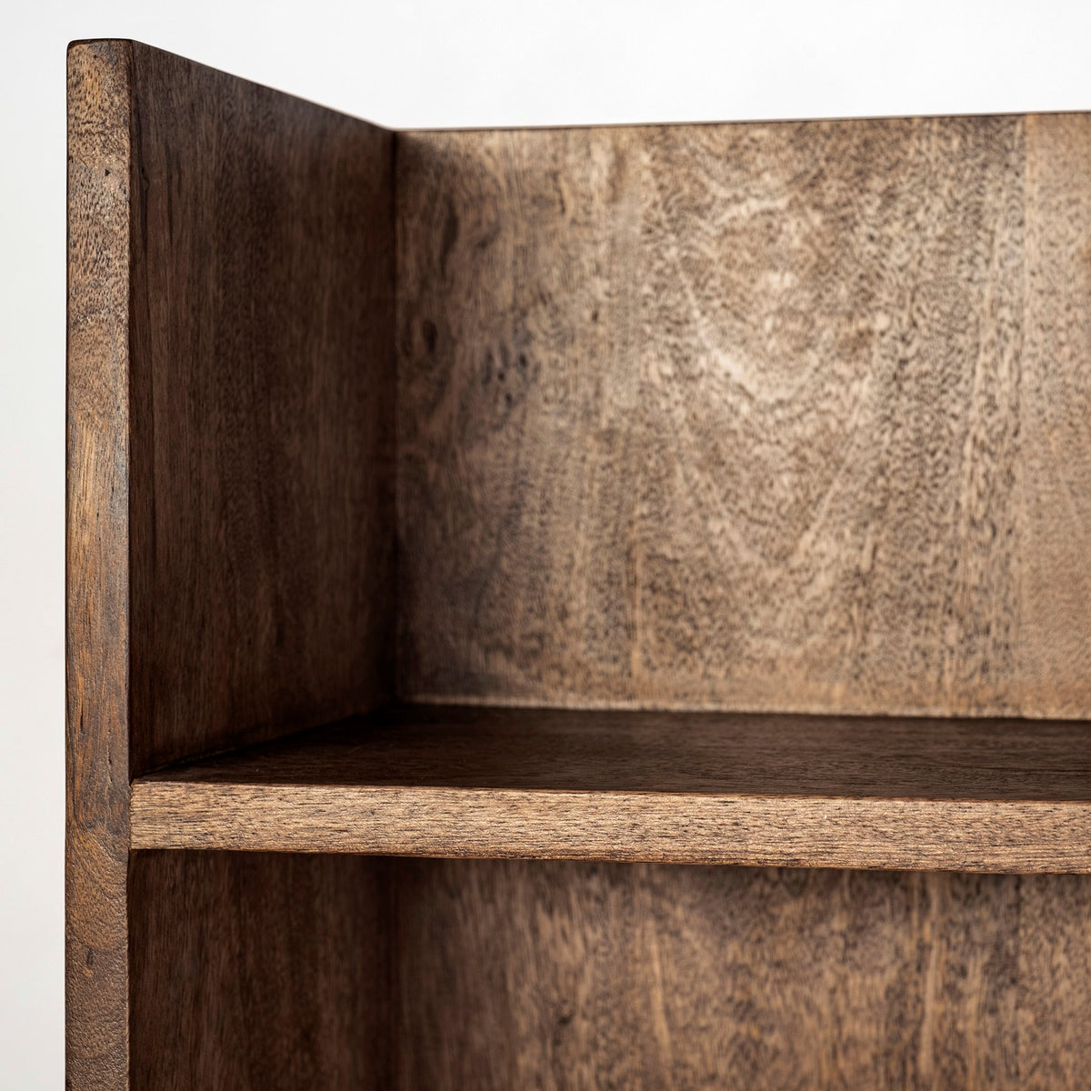 Glenn V Hall Tree - Dark Brown Wood 3 Drawers-Hall Trees-DECOROLALA
