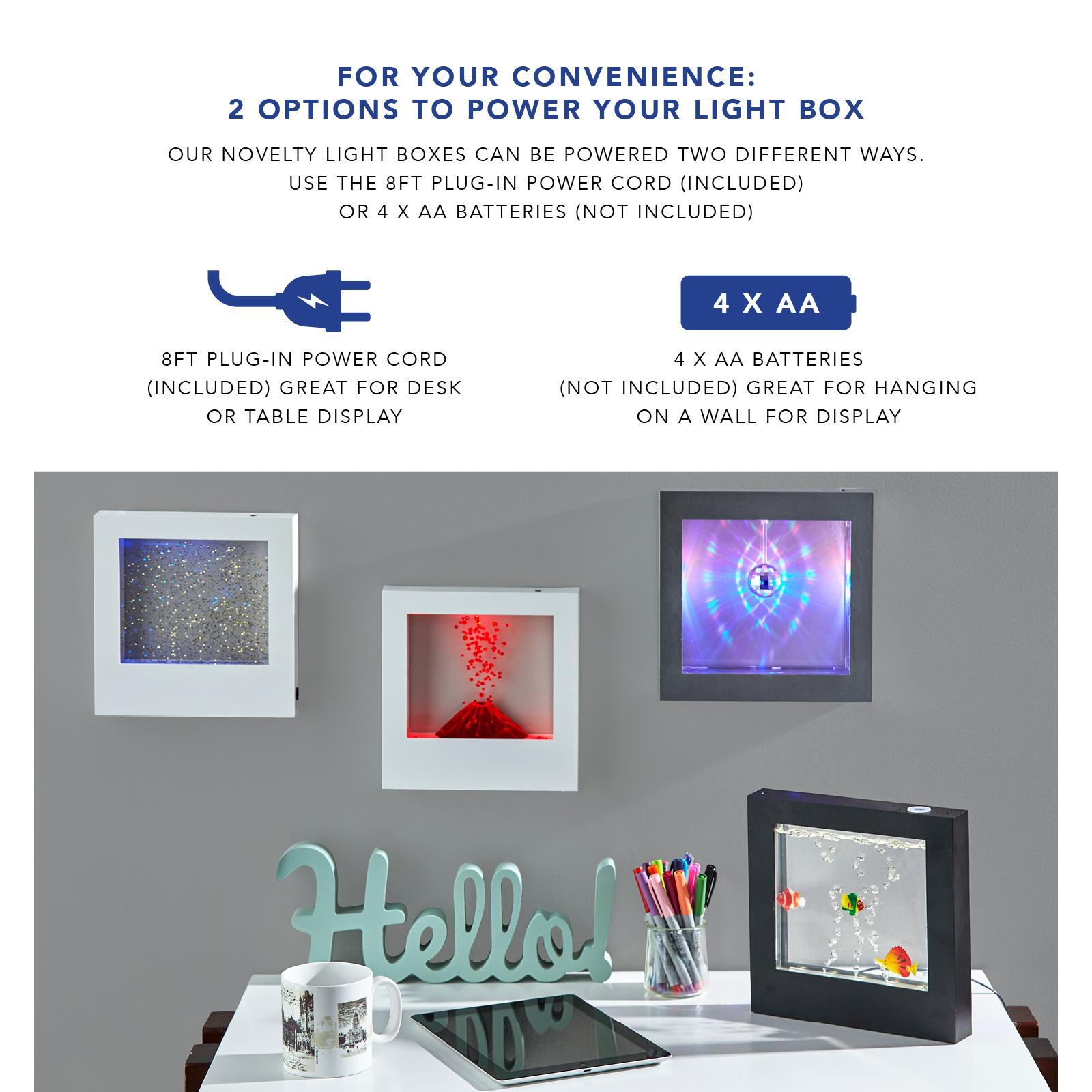 Glitter Light Box - Color Changing-Lighting-DECOROLALA
