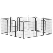 Dog Pen with Gate, 12 Panels Puppy Playpen, Dog Fence, 39"H