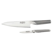 Global 2-Piece Kitchen Knife Set - Cromova 18 Steel Chef Knife & Peeler Knife | Premium Quality-Kitchen Knife-DECOROLALA