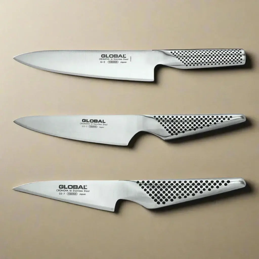 Global 3-Piece Knife Set  G2, GS3 & GS7-Kitchen Knife-DECOROLALA