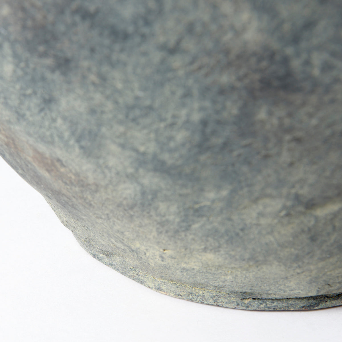 Gobi 16L x 20H Small Gray Ceramic Oval Vase-Vase-DECOROLALA