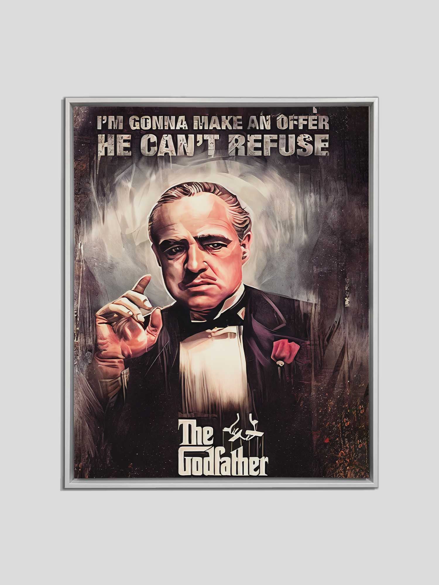 "Godfather" Fine Art Canvas Print-canvas-DECOROLALA
