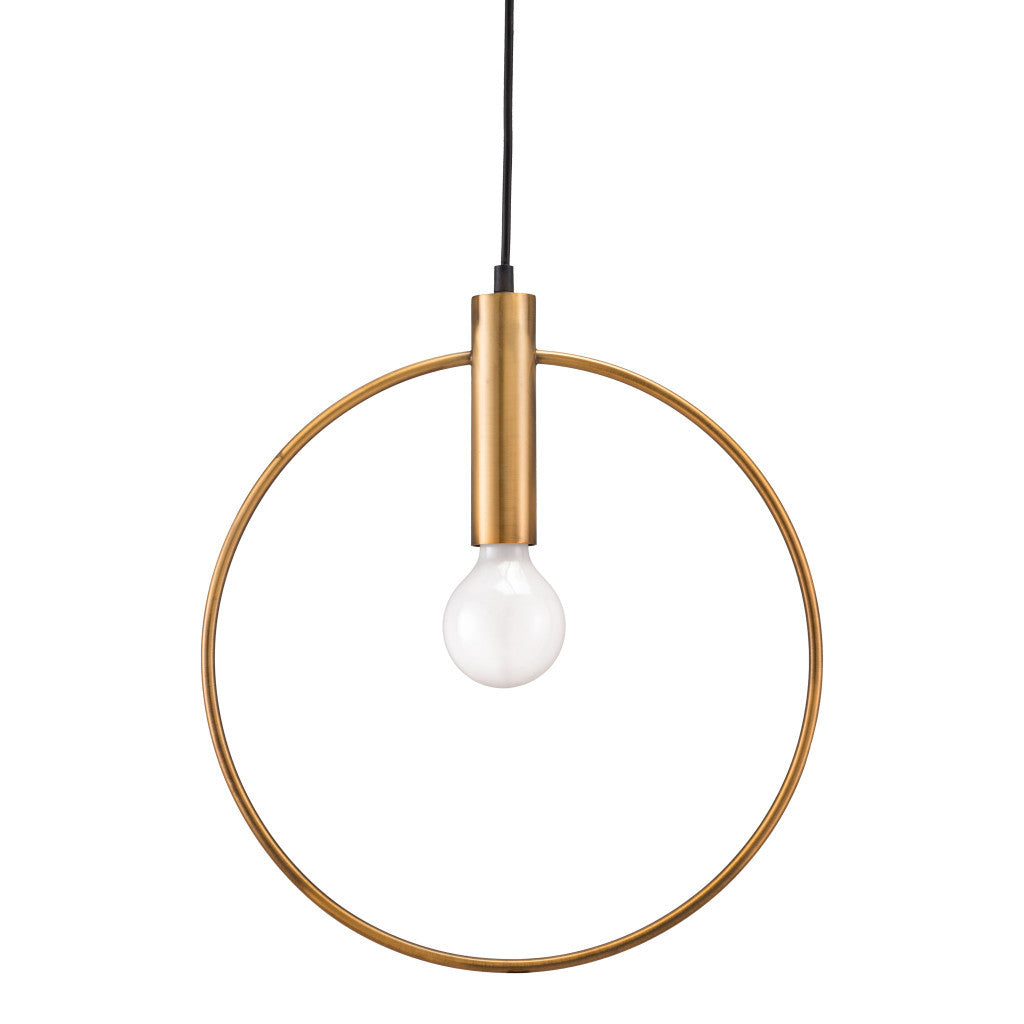Gold Ring Metal Dimmable Chandelier-Chandeliers-DECOROLALA