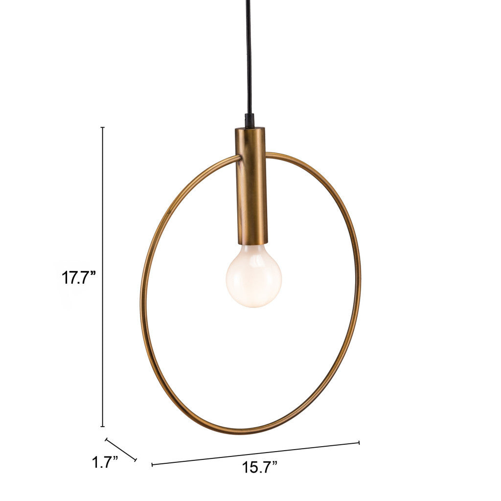 Gold Ring Metal Dimmable Chandelier-Chandeliers-DECOROLALA