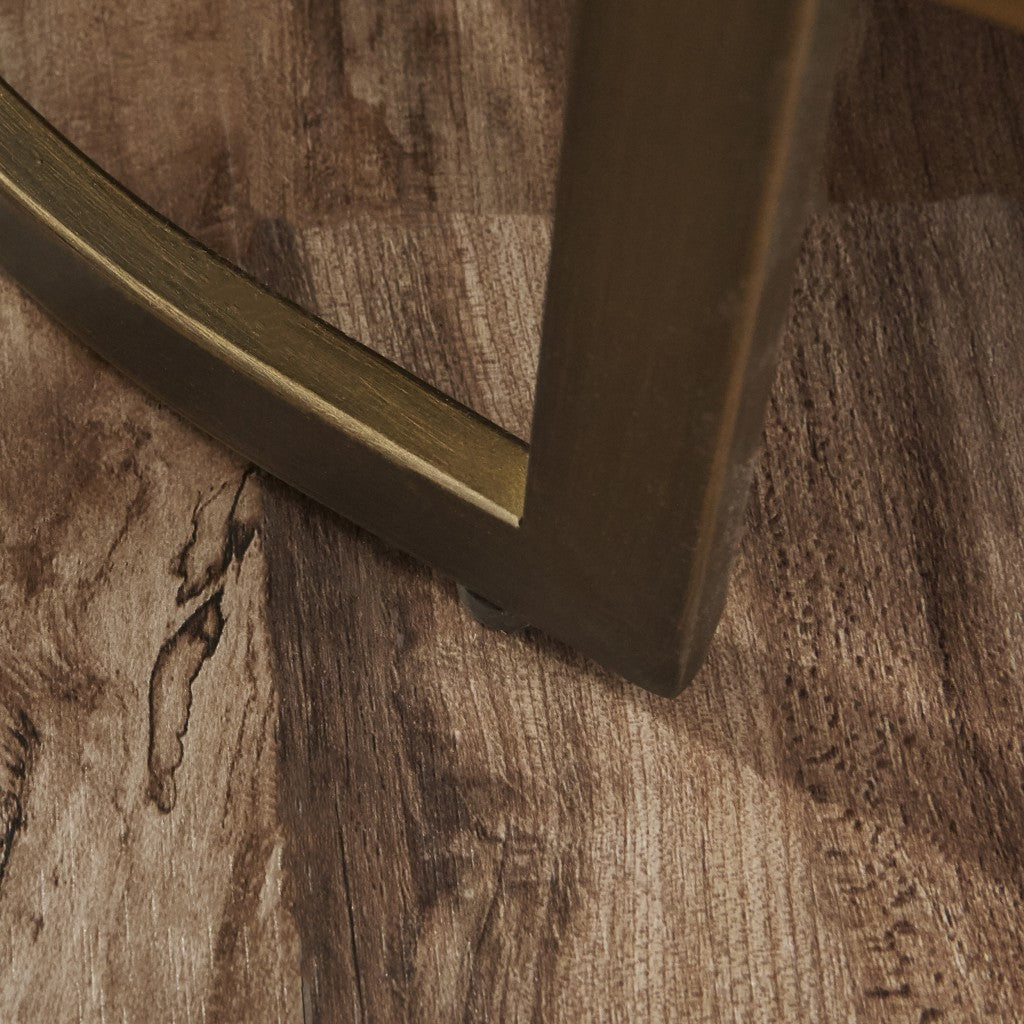 Gold and Silver Metal And Mirrored Glass Bar Cart-Bar Carts and Servers-DECOROLALA