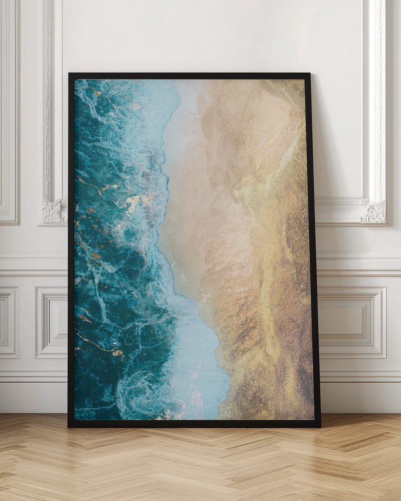 Gold beach-canvas-DECOROLALA