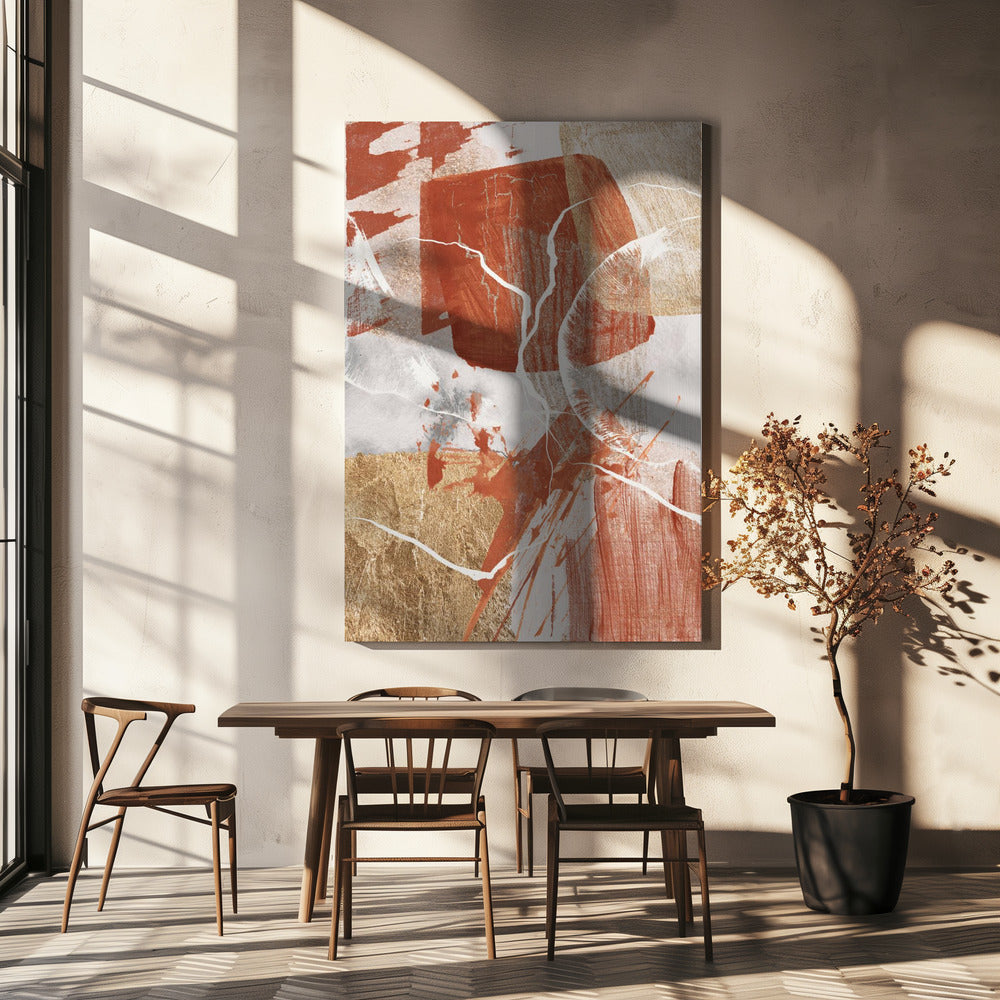 Golden Globe 2 Wall Art by Sally Ann Moss-canvas-DECOROLALA