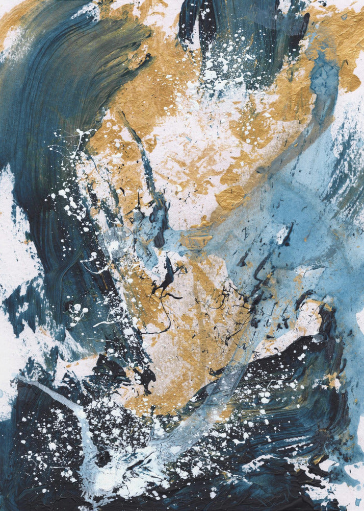 Golden Sea by Dan Hobday Wall Art-canvas-DECOROLALA