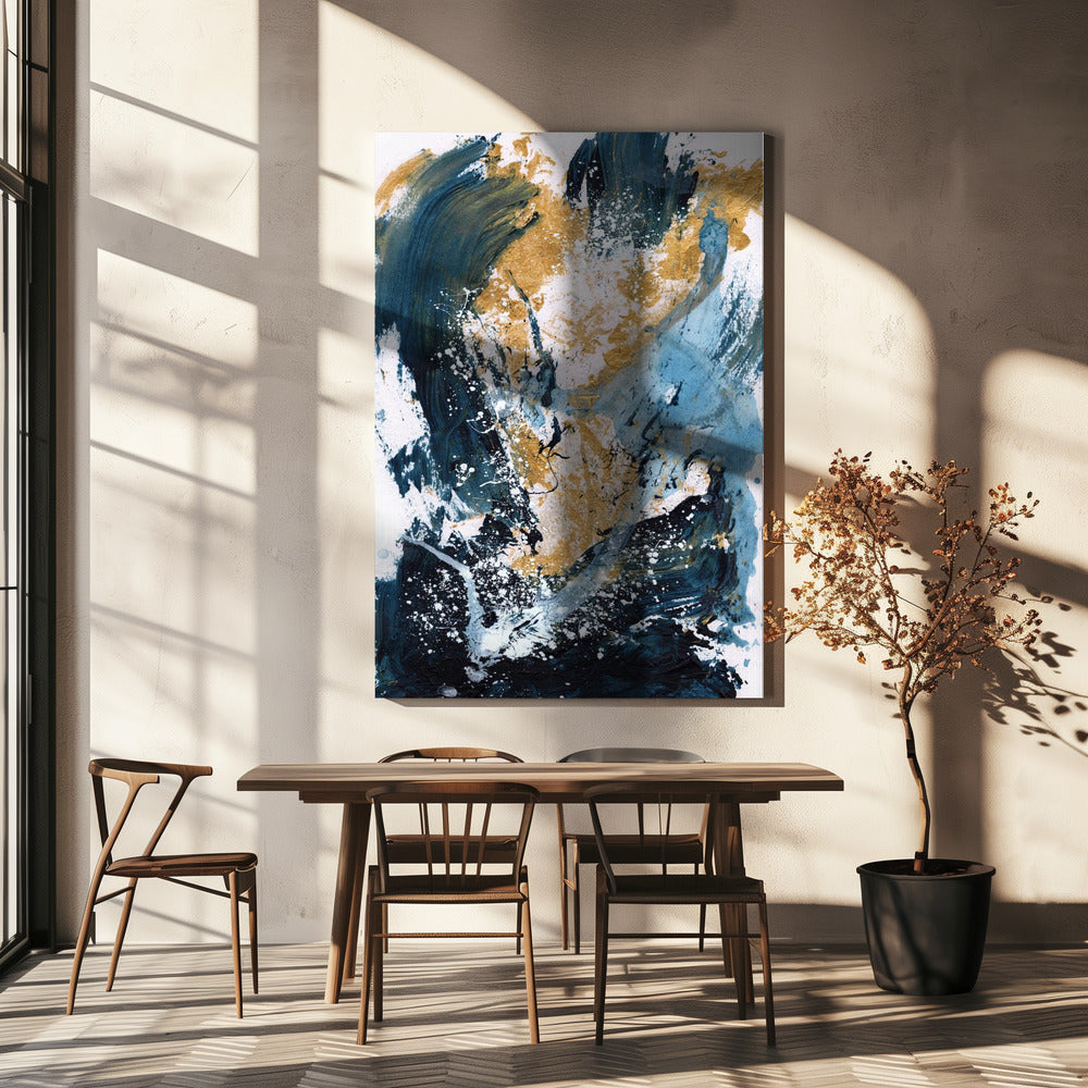 Golden Sea by Dan Hobday Wall Art-canvas-DECOROLALA