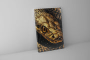 Golden Snake 36"x48"-Canvas Print-DECOROLALA
