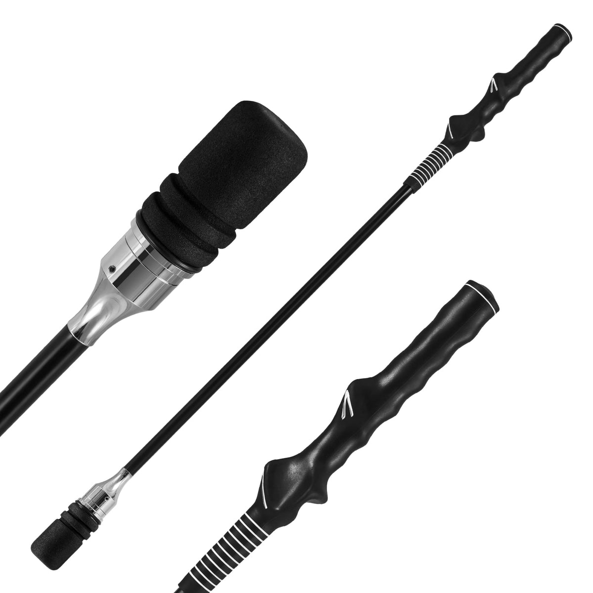 Golf Swing Trainer Click Stick Swing Training Aid for Speed Flexibility Balance-Black-Golf-DECOROLALA