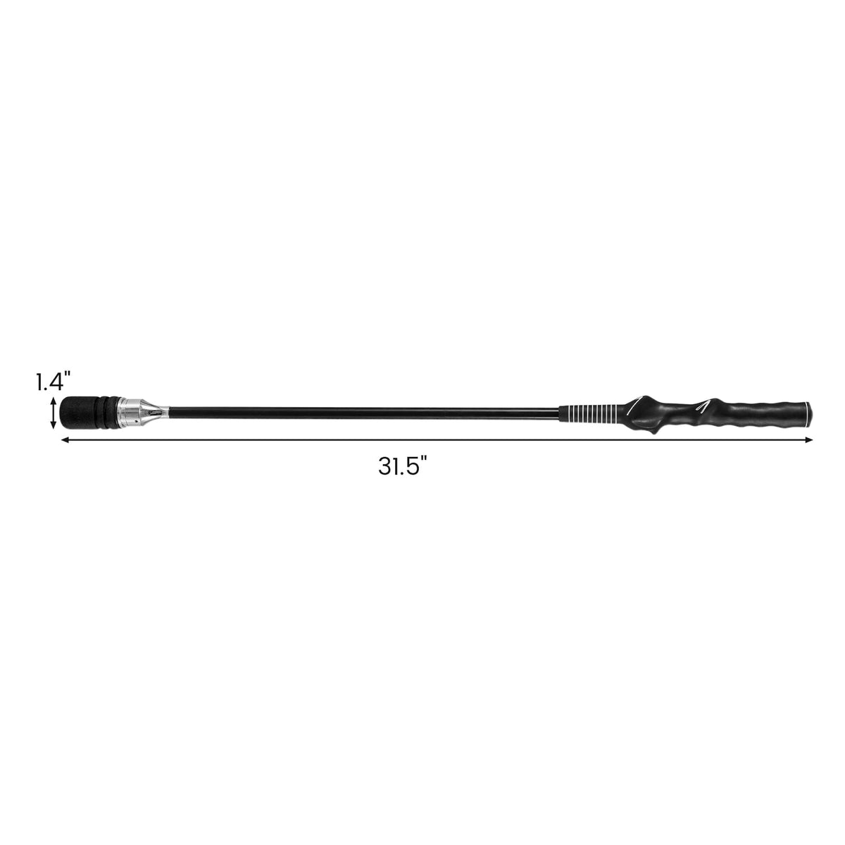 Golf Swing Trainer Click Stick Swing Training Aid for Speed Flexibility Balance-Black-Golf-DECOROLALA