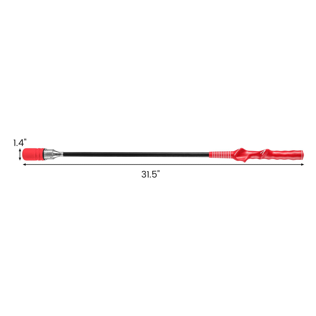 Golf Swing Trainer Click Stick Swing Training Aid for Speed Flexibility Balance-Red-Golf-DECOROLALA
