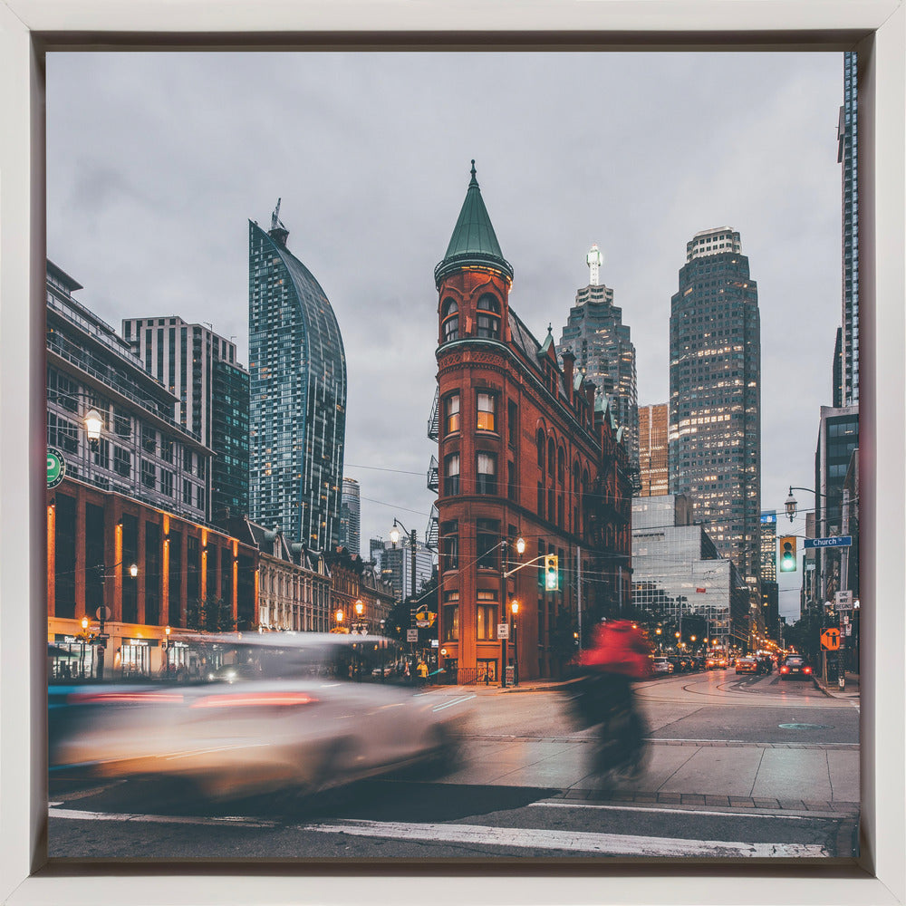 Gooderham Building Canvas Print by Carmine Chiriaco-canvas-DECOROLALA