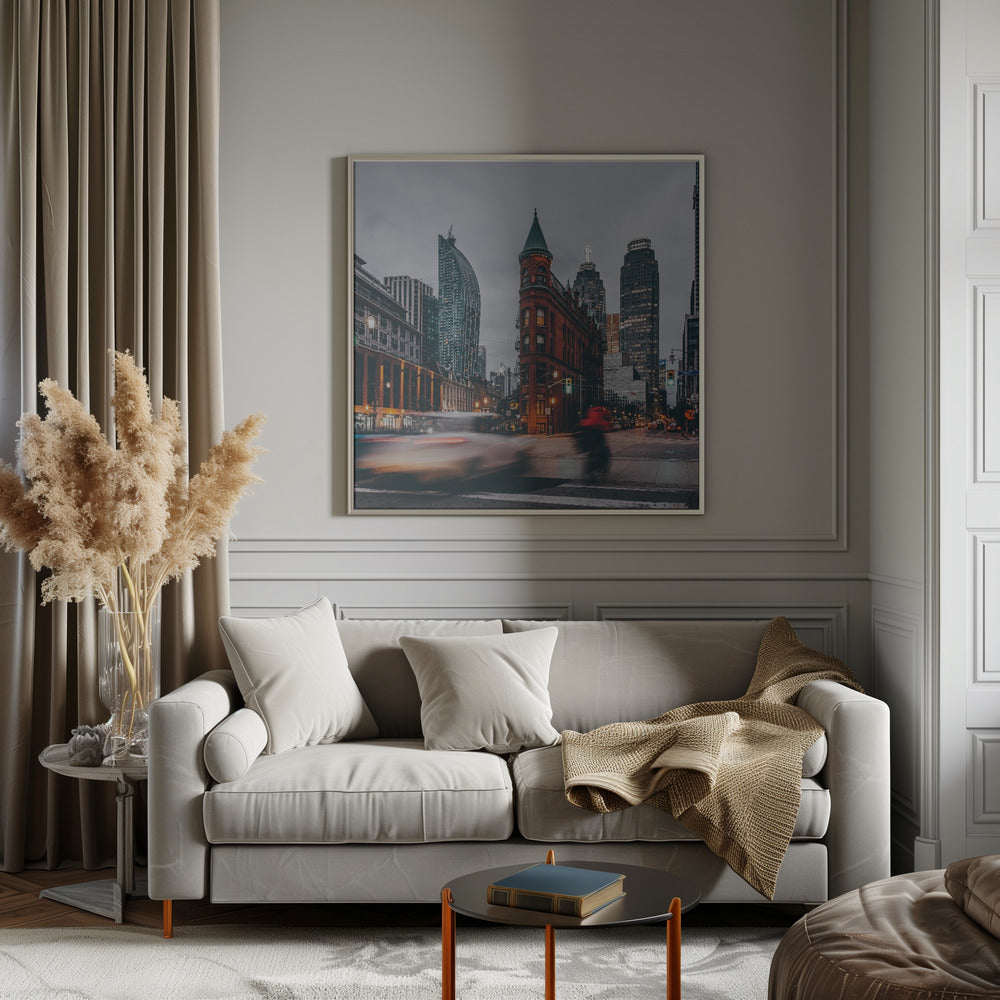 Gooderham Building Canvas Print by Carmine Chiriaco-canvas-DECOROLALA