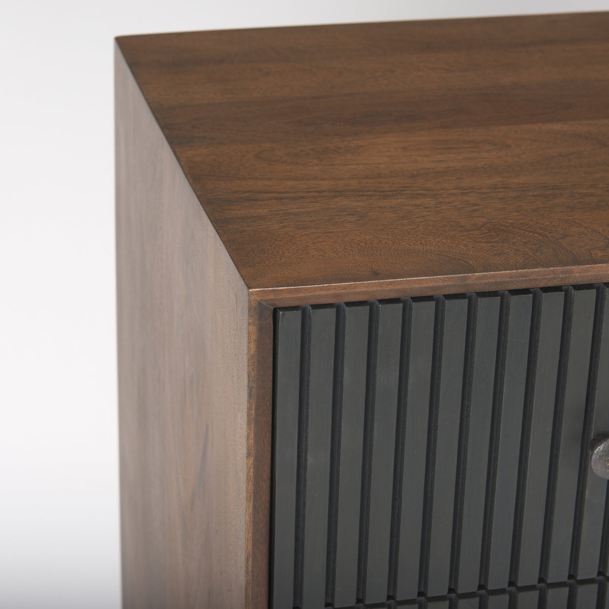 Grace Medium Brown Wood 3 Drawer Accent Cabinet-Accent Cabinets & Chests-DECOROLALA