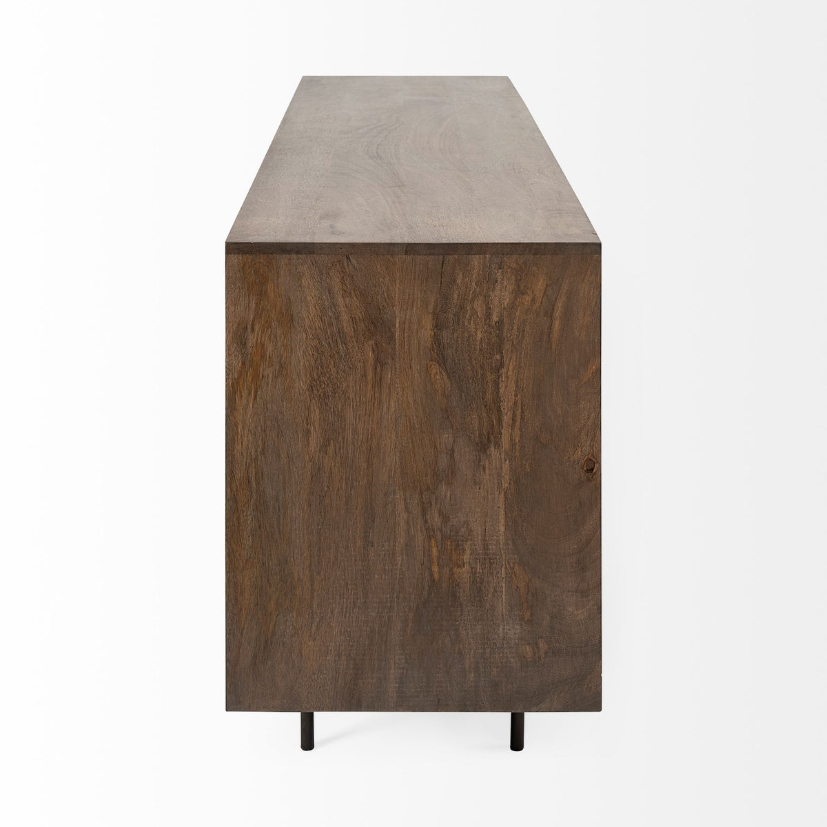 Grace 70Wx18.5Lx31.25H Two-Tone Brown Solid Wood 6 Drawer Sideboard-Sideboards & Buffets-DECOROLALA